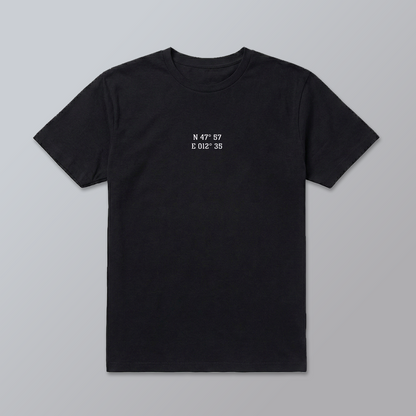 Koordinaten T-Shirt Weltenbummler